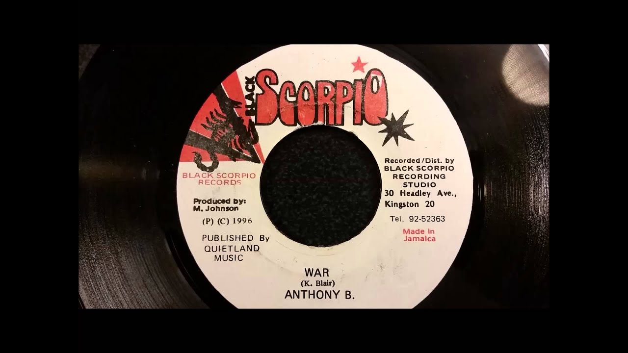 Anthony B - War - Black Scorpio 7" W/ Version - YouTube