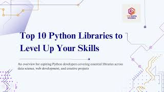 Top 10 Python Libraries You Must Learn in 2025 🚀 | Data Science, AI & Web Dev
