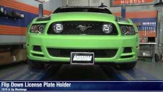 Mustang Flip Down License Plate Holder - Motorized and Manual (79-14 All) Review