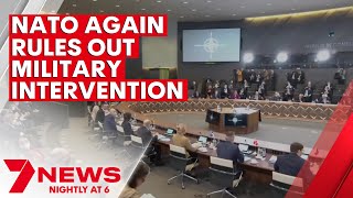 Furious Ukrainian president has lashed out at NATO leaders | 7NEWS