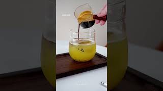 茉莉百香果咖啡Making Aesthetic Drinks 高顏值自製飲品 #drinks