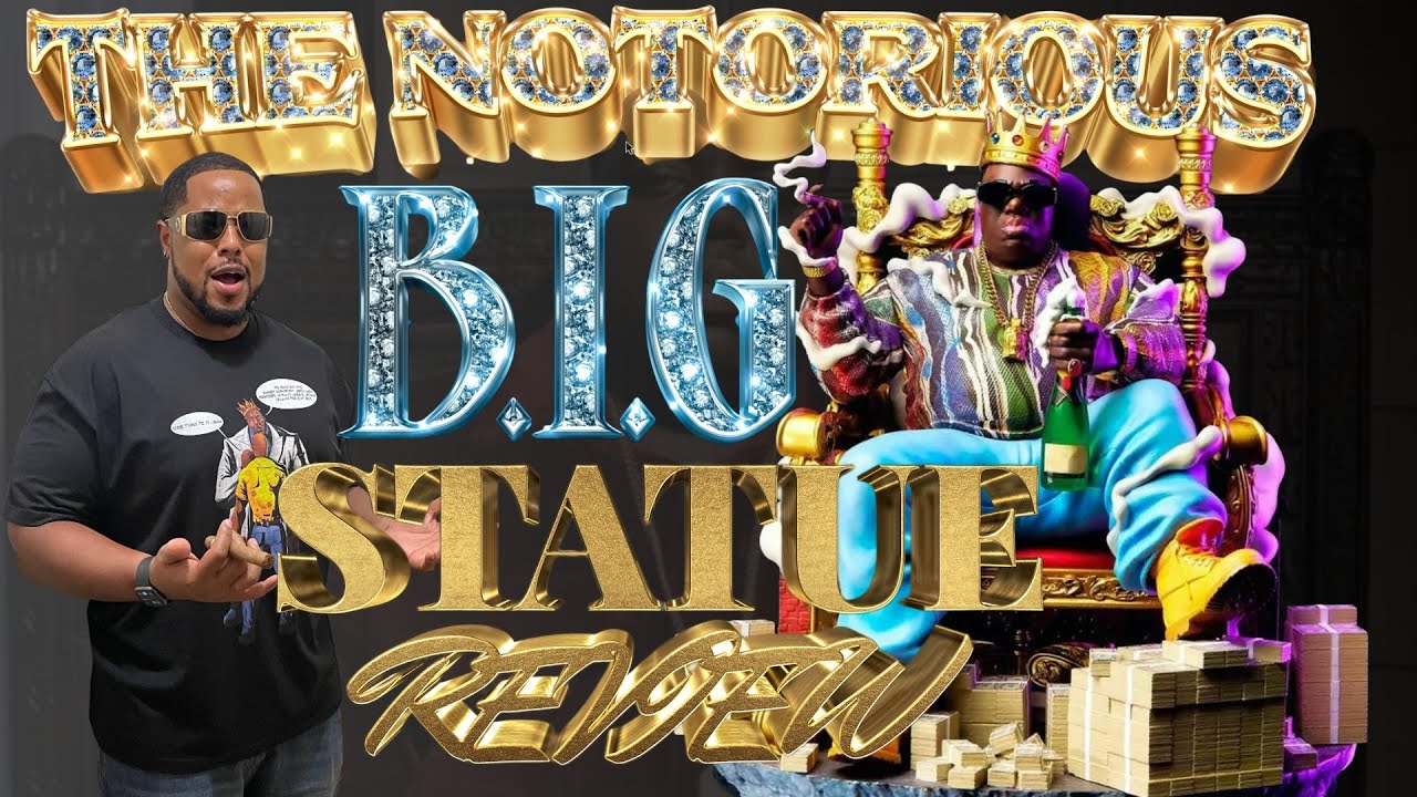 The Notorious B.I.G 1/4 Scale Statue|Unboxing & Review - YouTube