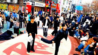 [STREET ARTIST] ONE OF. WITH AUDIENCE. INTERACTIVE HONGDAE BUSKING. 250202.