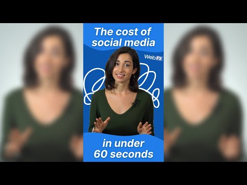 The Cost of Social Media Marketing in Under 60 Seconds #Shorts