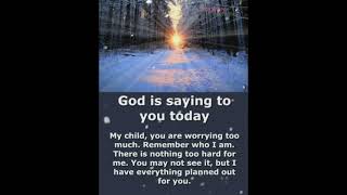 GOD PROMISES GOD SAYS TODAY