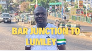 FREETOWN SIERRA LEONE 🇸🇱, WEEKEND WALK FROM BAR JUNCTION TO LUMLEY.