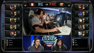 EU LCS Expansion FAC vs RG Game 2 Highlights