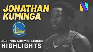 Jonathan Kuminga Golden State Warriors NBA Summer League Highlights | GSW Missing Piece