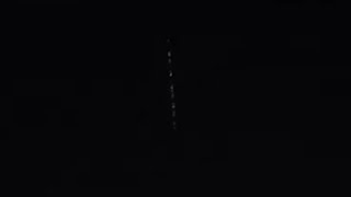 Viewers share videos of line of lights in sky over Houston