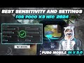 New Best Sensitivity and Settings Poco X3 Nfc !!! | NEW UPDATE In v 3.0 Pubg Mobile Sensitivity 2024