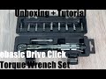 Drive Click Torque Wrench Set, ebasic 1/4-inch Drive Click Torque Wrench Set unboxing & instructions