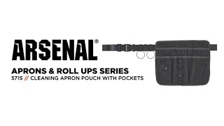 Arsenal 5715 Cleaning Apron is a Wearable Cleaning Pouch Designed to Keep Supplies Organized