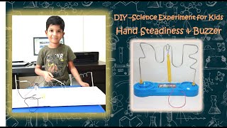 Hand Steadiness Experiment - DIY Science Experiment game for kids