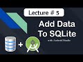 How To Add Data in SQLite Database in Android | tutorial-5