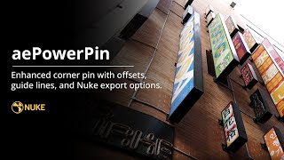 Master Nuke Corner Pin with Offsets & Guide Lines with aePowerPin