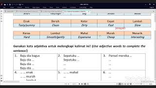 BIPA 1 for Thai - Batch 2/2024  Class Date 2 Dec 2024