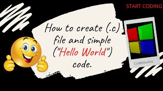 Create A New File In Codeblock Application Sample C Program