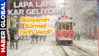 İstanbul'a Lapa Lapa Kar Yağacak mı? Bünyamin Sürmeli Kar Yağışı İçin Tarih Verdi!