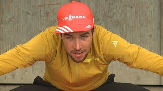 Traum Olympiagold. Sechsfacher Weltmeister Johannes Rydzek beim Sommertraining