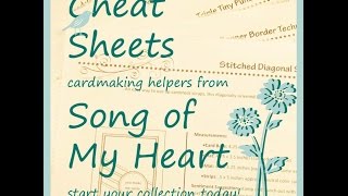 How To Use Your Cheat Sheets Cardmaking Helpers