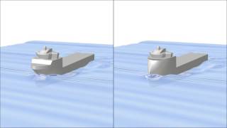 CFD Simulations - comparison of different bow designs