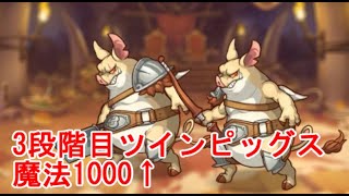 【プリコネR】3段階目ツインピッグス魔法1000万～