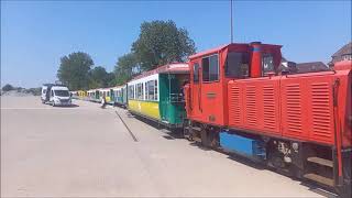 Die Inselbahn auf der Nordseeinsel Borkum, 2024