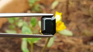 5.02ct Perfect Matching Pair of Diamond Black Natural Mogok Spinels.