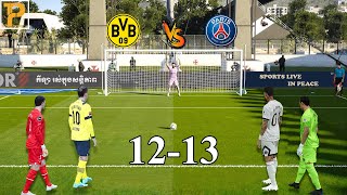 Dortmund vs PSG [ Longest Penalty Shootout]  eFootball™ PC Gameplay #penalty
