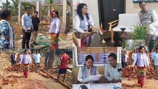 MLA Swapna D/B West Tripura DM Bai Malaima Yakgulo Mandai Blockni Kaitham VCni Kaibwrui Thai Visit