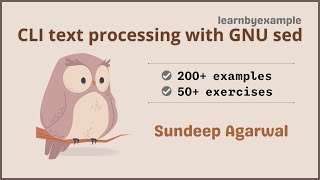 Ebook Promo: CLI text processing with GNU sed