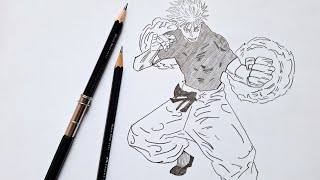 How to draw Gojo Satoru Full Body | step by step | Jujutsu Kaisen