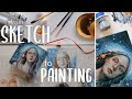 how to (finally) turn sketches into paintings | the fear of 