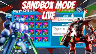 🔴LIVE🔴 SANDBOX MODE WITH VIEWERS \u0026 SIGNING UNITS - ROBLOX Toilet Tower Defense GIVEAWAY EP 77