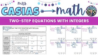 Solving Two-Step Equations with Integers | 7th Grade Math Lesson