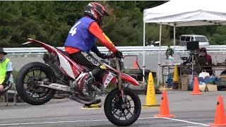 中部モトジムカーナ大会　2023 B (h1) CRF450 R