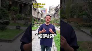 又起涨一条飘花翡翠手镯，半山水的料子真的是百看不厌（3）#翡翠手镯 #翡翠 #翡翠直播 #翡翠手鐲