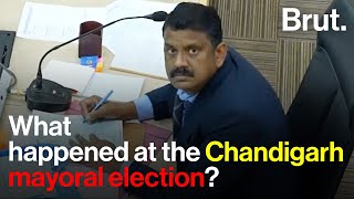 What happened at the Chandigarh mayoral election?