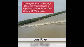 facts about Luni, the Indian river with saline water that doesn’t drain into any sea or ocean