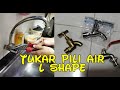 Cara Menukar Pili / Paip Air Leaking (DIY)