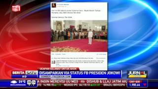 Jokowi Tulis Status Tentang Pelantikan Ahok di Facebook-nya