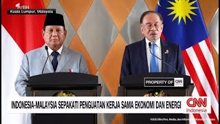 Indonesia-Malaysia Sepakati Penguatan Kerja Sama Ekonomi dan Energi