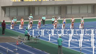 女子100mH予選3組 関東高校新人2024