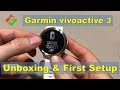 Garmin vivoactive 3 -  Unboxing & First Setup