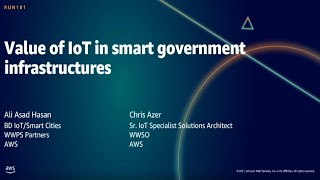 AWS Summit DC 2021: Value of IoT in smart government infrastructures