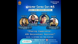 [WEBINAR SERASI #8] Sharing Experience : ASN Berprestasi Nasional