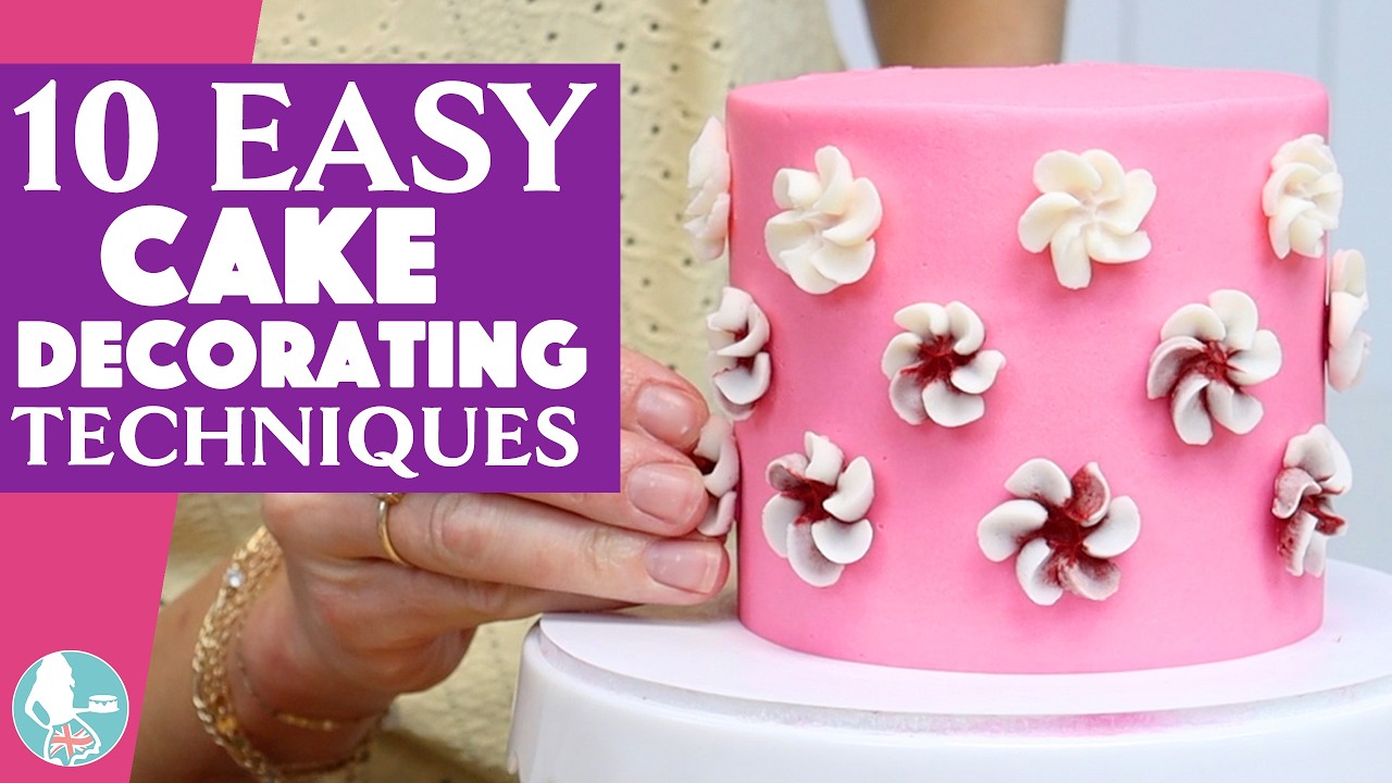 10 Easy Cake Decorating Techniques Youtube