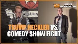 Trump Heckler (#17) vs. Comedy Show Fight (#16)
