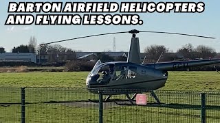 Barton Airfield Helicopters and flying lessons