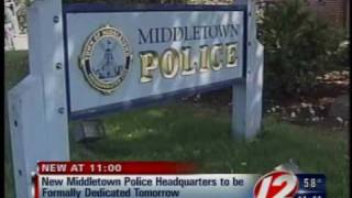 Middletown police department dedication